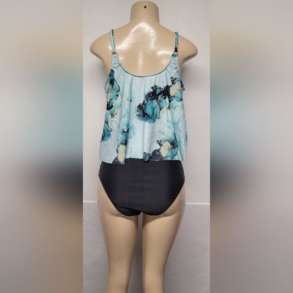 SHEIN 1XL 2 Peice Bathing Suit Tankini New Without Tags - Picture 2 of 3